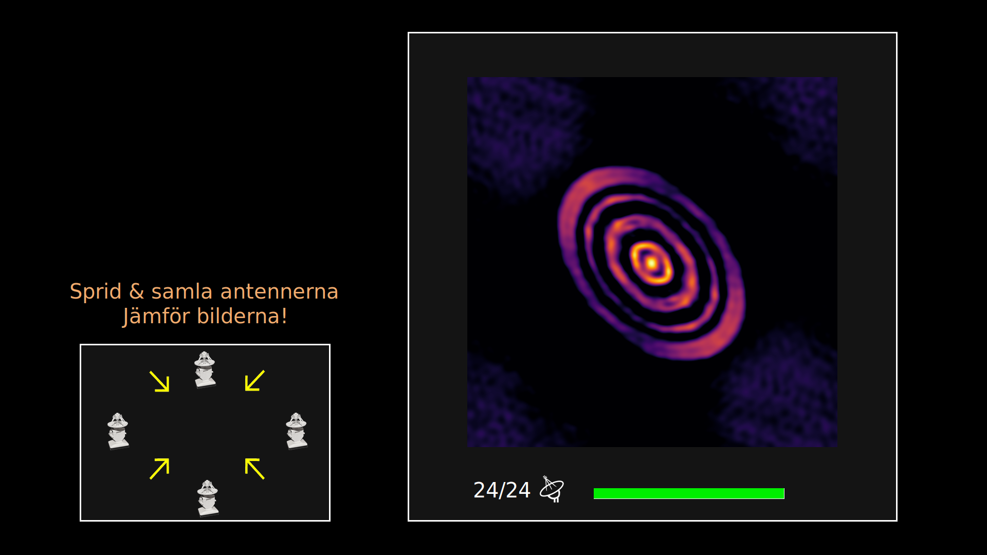 After: the redesigned LEGO ALMA interface
