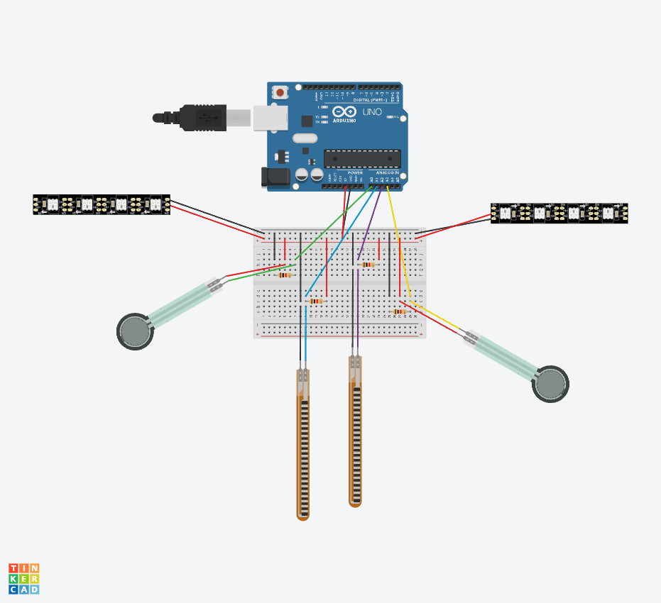 Tinkercad circuit