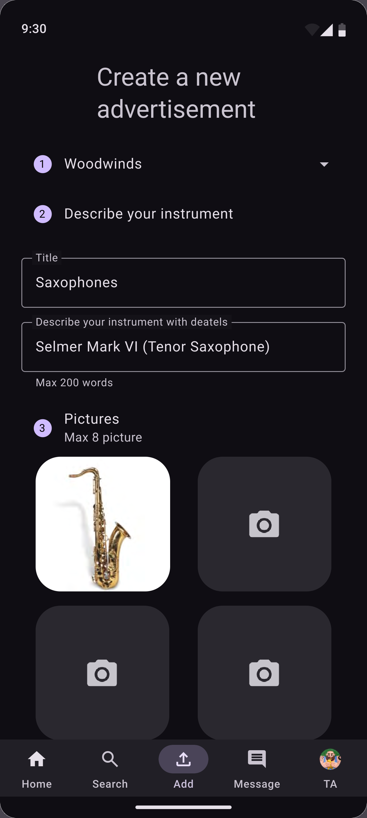 Upload — Publish an instrument
