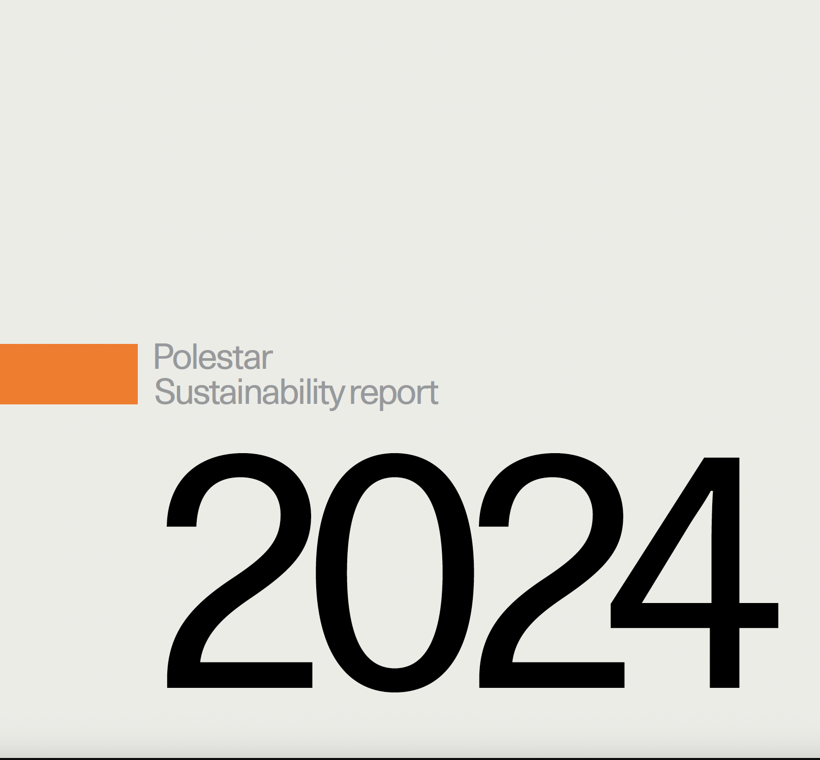 Polestar 2024 Sustainability Report