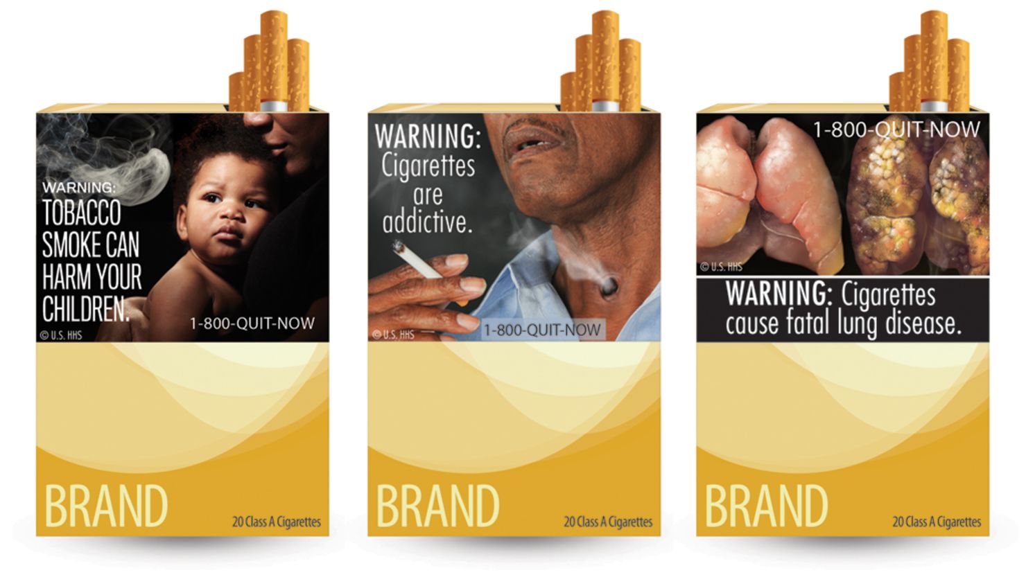 Tobacco packaging warning — reference example